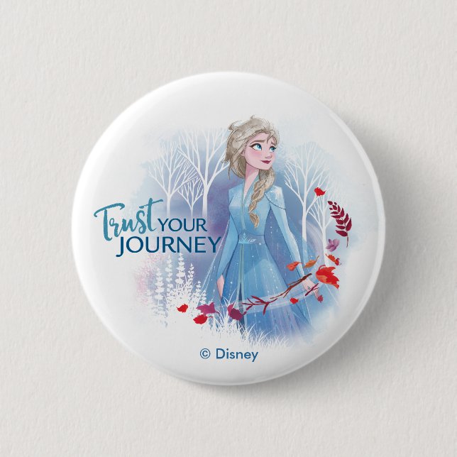 Frozen 2: Elsa | Trust Your Journey Button (Front)
