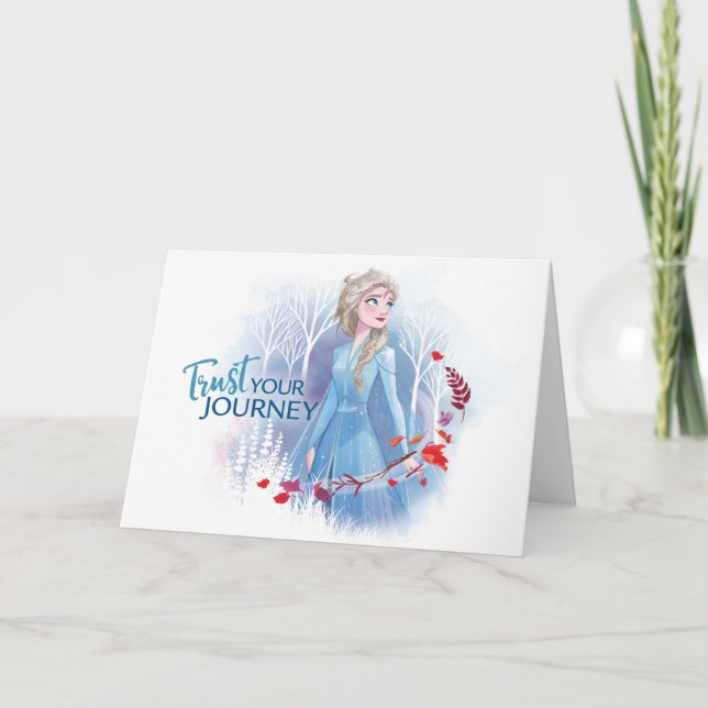Frozen 2: Elsa | Trust Your Journey Card (Front)