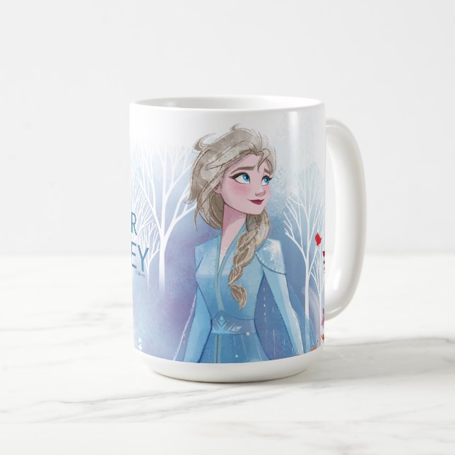 Frozen 2: Elsa | Trust Your Journey Coffee Mug (Front Right)