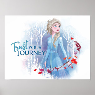 Frozen 2: Elsa Trust Your Journey Poster