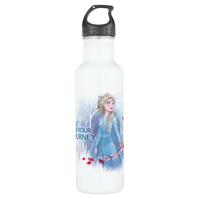 Frozen 2: Elsa | Trust Your Journey Stainless Steel Water Bottle (Front)