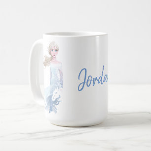Frozen 2: Elsa Watercolor Illustration Coffee Mug