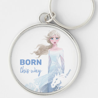 Frozen 2: Elsa Watercolor Illustration Keychain