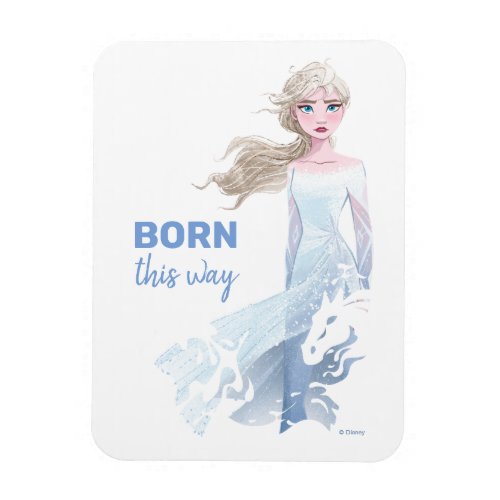 Frozen 2 Elsa Watercolor Illustration Magnet