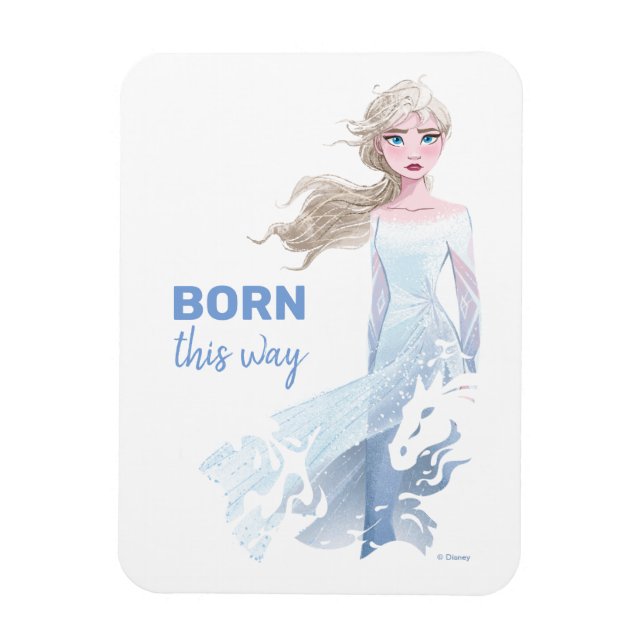 Frozen 2: Elsa Watercolor Illustration Magnet (Vertical)