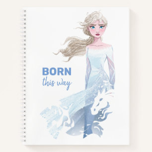 Frozen 2: Elsa Watercolor Illustration Notebook