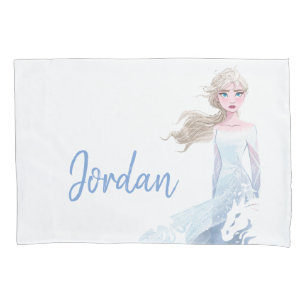 Frozen 2: Elsa Watercolor Illustration Pillow Case