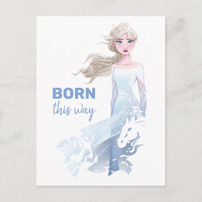 Frozen 2: Elsa Watercolor Illustration Postcard (Front)