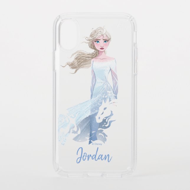 Frozen 2: Elsa Watercolor Illustration Speck iPhone XS Case (Front)