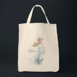 Frozen 2: Elsa Watercolor Illustration Tote Bag<br><div class="desc">Frozen 2 | This Elsa watercolor illustration features The Nokk water silhouette seen cut out of her dress.</div>