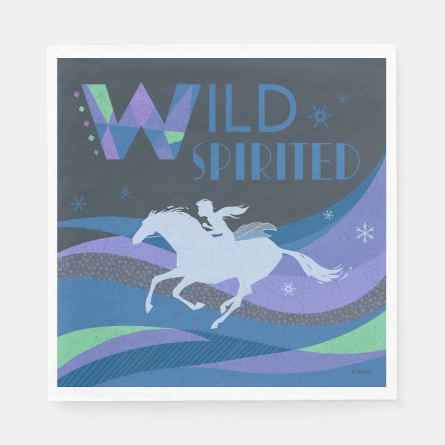 Frozen 2 | Elsa Wild-Spirited Napkins (Front)