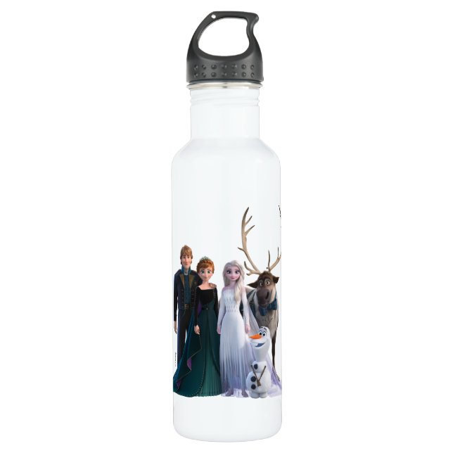Frozen 2 | Group Pose Stainless Steel Water Bottle (Front)