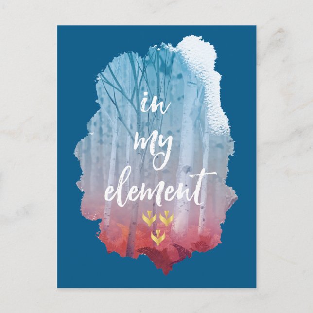 Frozen 2: In My Element Postcard (Front)