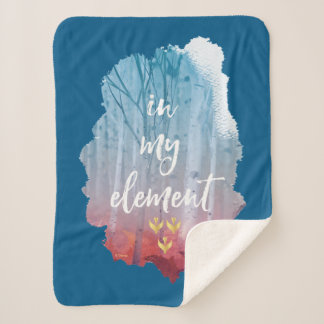 Frozen 2: In My Element Sherpa Blanket