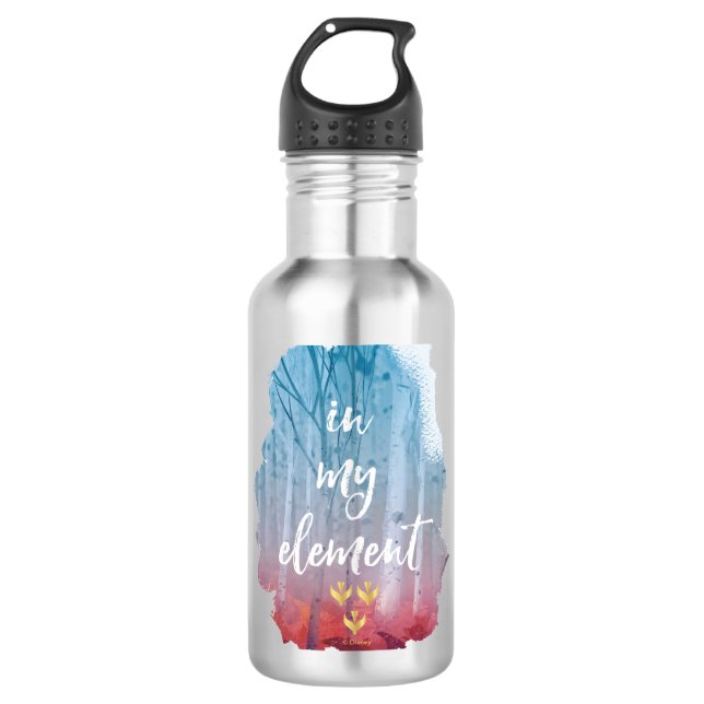 Frozen 2: In My Element Stainless Steel Water Bottle (Front)