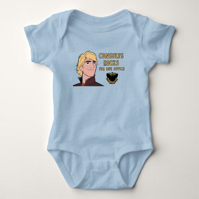 Frozen 2 | Kristoff "Consults Rocks" Baby Bodysuit (Front)