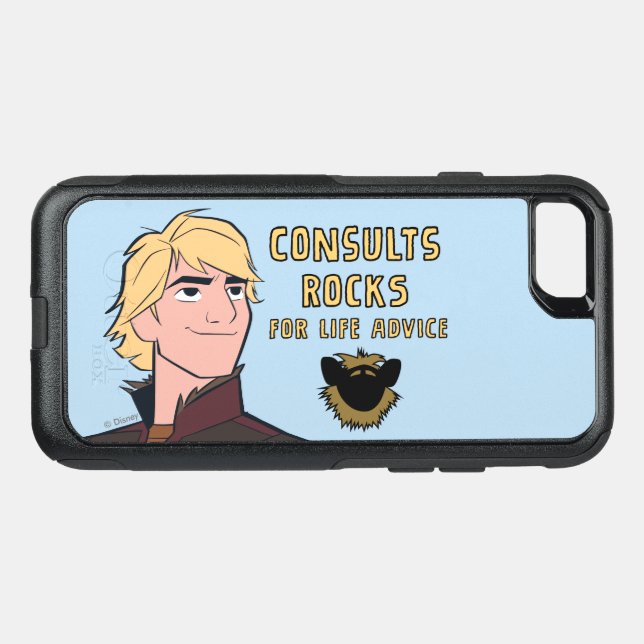 Frozen 2 | Kristoff "Consults Rocks" Otterbox iPhone Case (Back Horizontal)