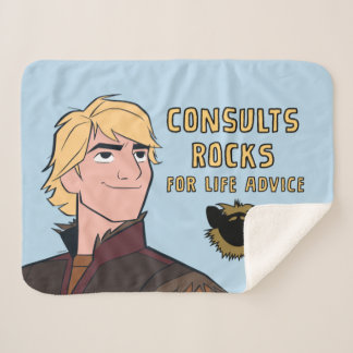 Frozen 2 | Kristoff "Consults Rocks" Sherpa Blanket