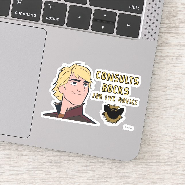 Frozen 2 | Kristoff "Consults Rocks" Sticker (Detail)