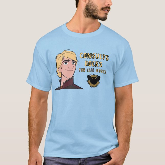 Frozen 2 | Kristoff "Consults Rocks" T-Shirt (Front)