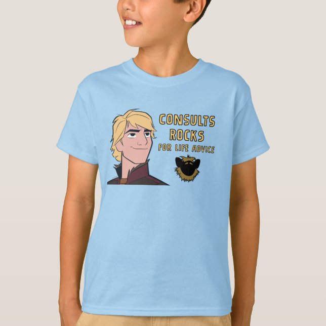 Frozen 2 | Kristoff "Consults Rocks" T-Shirt (Front)