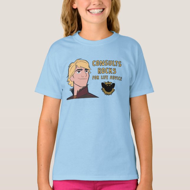 Frozen 2 | Kristoff "Consults Rocks" T-Shirt (Front)