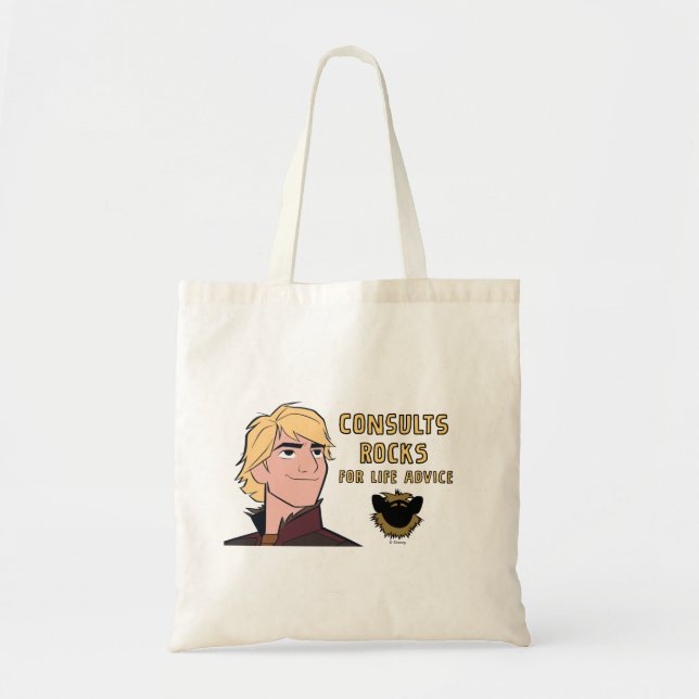 Frozen 2 | Kristoff "Consults Rocks" Tote Bag (Front)