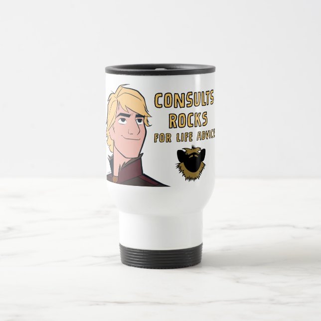 Frozen 2 | Kristoff "Consults Rocks" Travel Mug (Center)