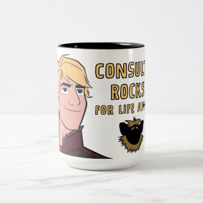 Frozen 2 | Kristoff "Consults Rocks" Two-Tone Coffee Mug
