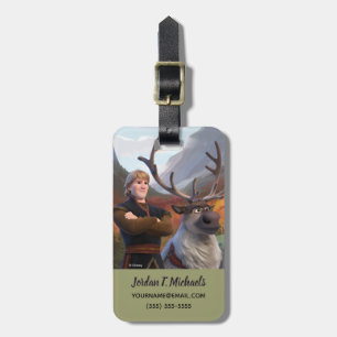 Frozen 2 Kristoff & Sven - Best Friends Luggage Tag