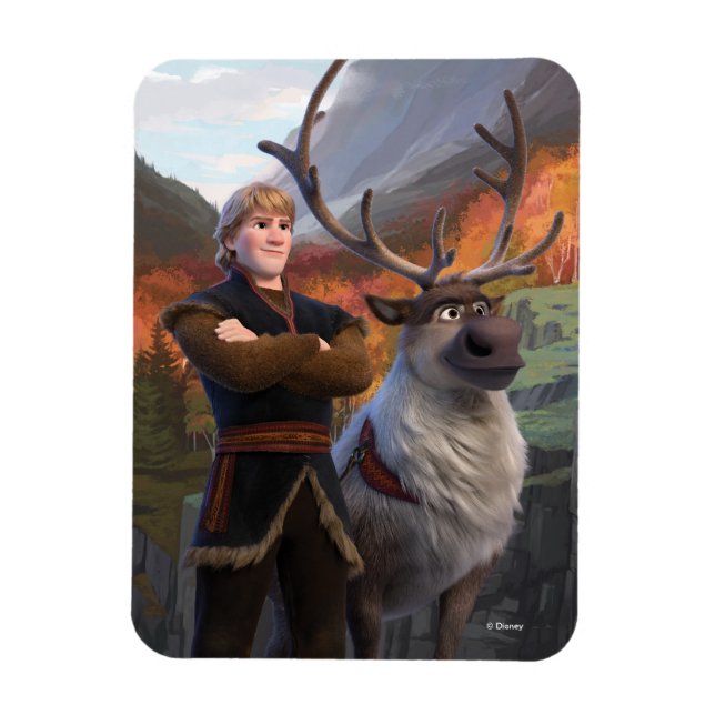 Frozen 2 | Kristoff & Sven - Best Friends Magnet (Vertical)