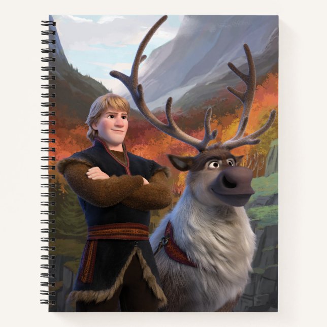 Frozen 2 | Kristoff & Sven - Best Friends Notebook (Front)