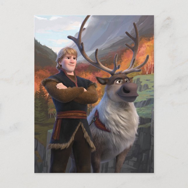 Frozen 2 | Kristoff & Sven - Best Friends Postcard (Front)