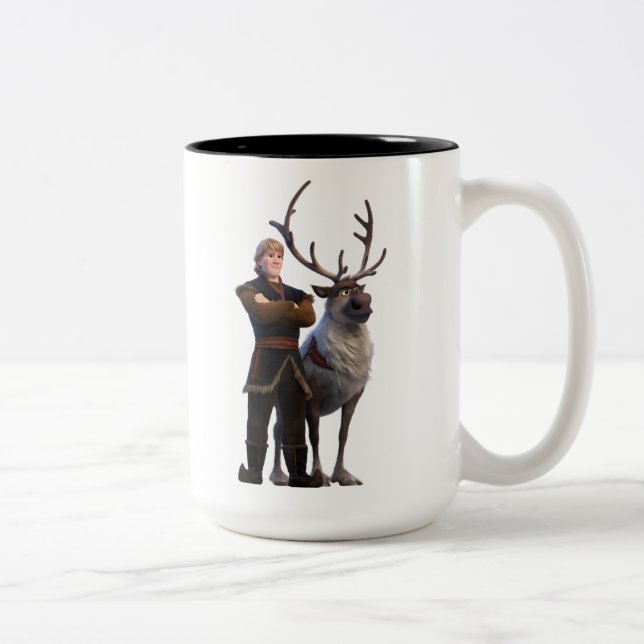 Frozen 2 | Kristoff & Sven - Best Friends Two-Tone Coffee Mug (Right)