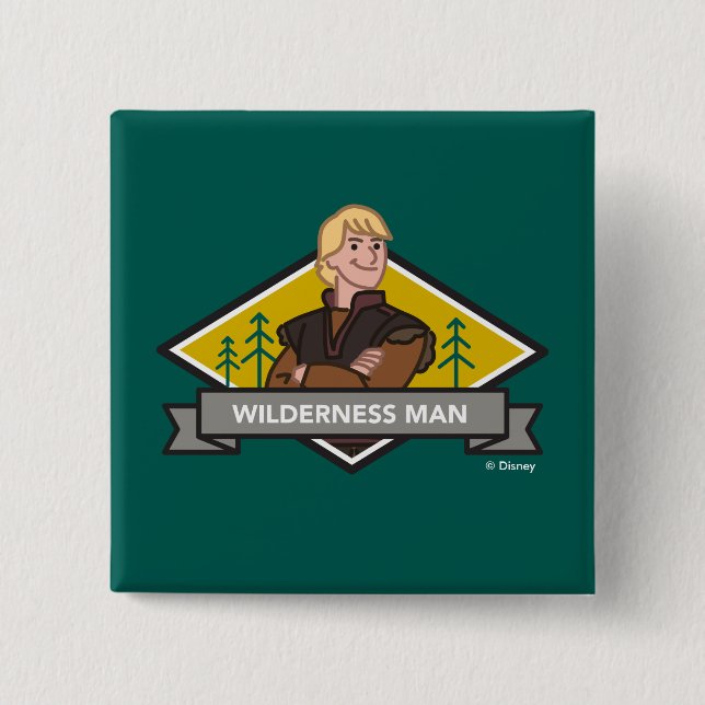 Frozen 2 | Kristoff - Wilderness Man Button (Front)