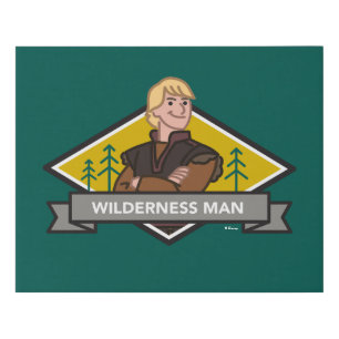 Frozen 2   Kristoff - Wilderness Man Faux Canvas Print