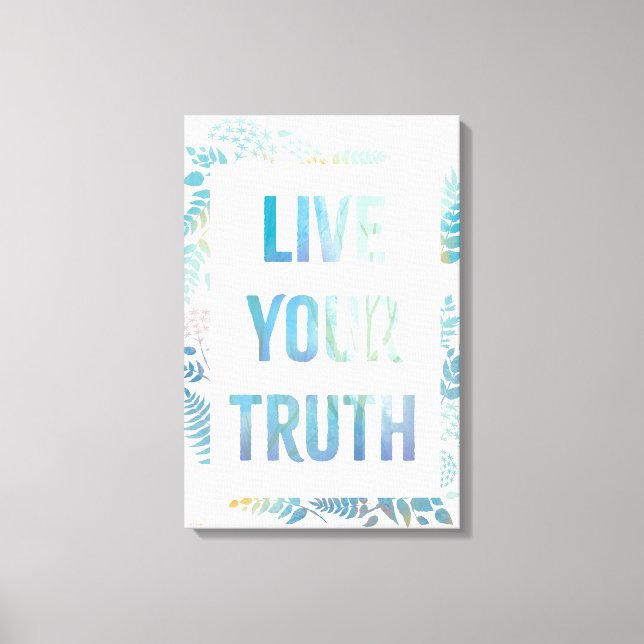 Frozen 2: Live Your Truth Canvas Print (Front)