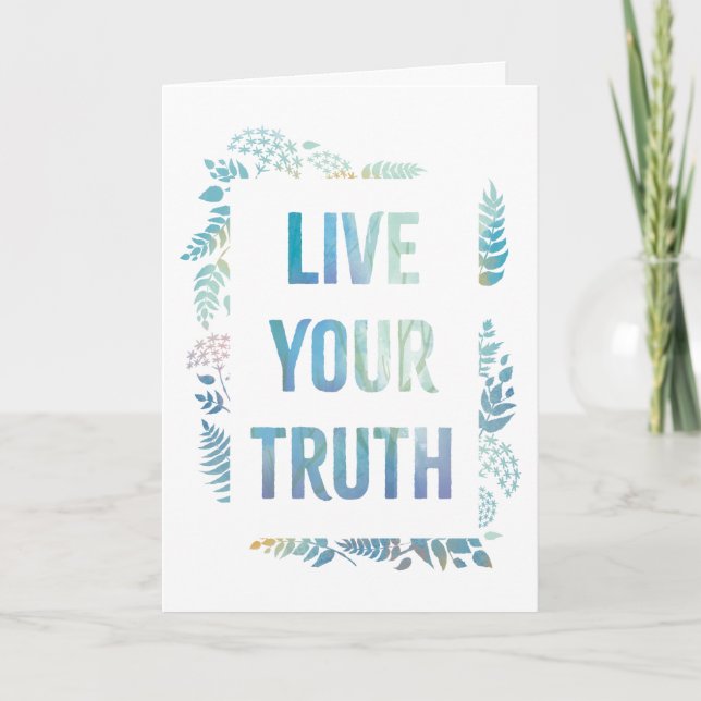 Frozen 2: Live Your Truth Card (Front)