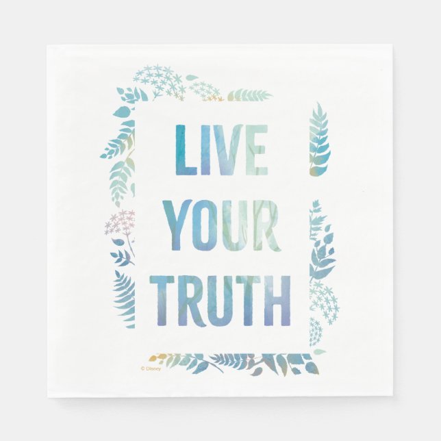 Frozen 2: Live Your Truth Napkins (Front)