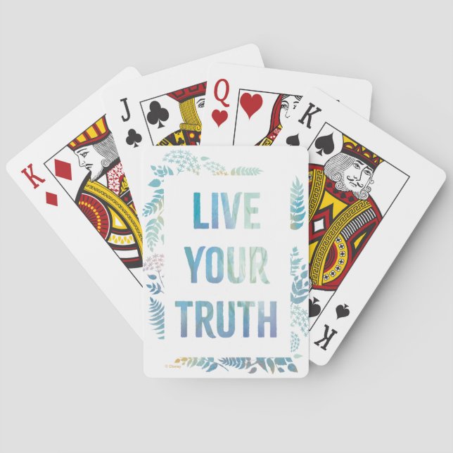 Frozen 2: Live Your Truth Playing Cards (Back)