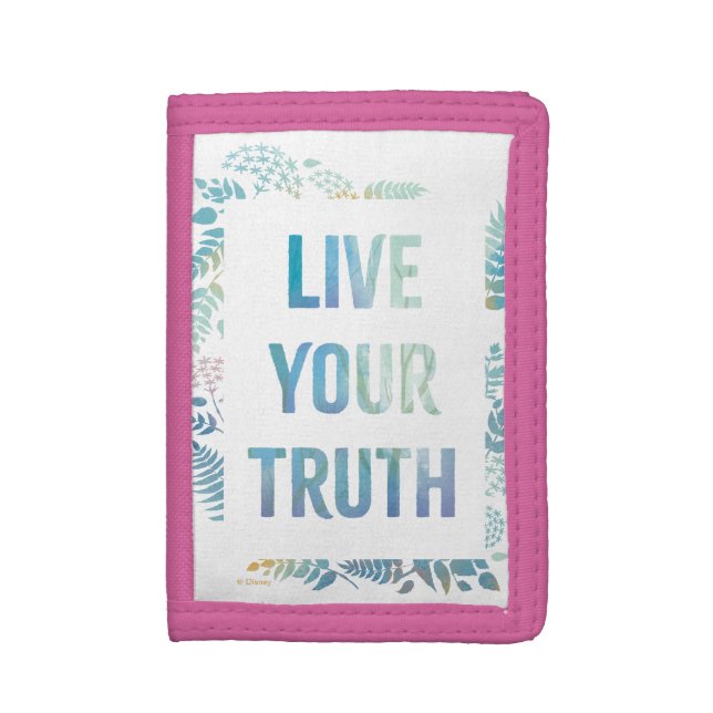 Frozen 2: Live Your Truth Tri-fold Wallet (Front Vertical)