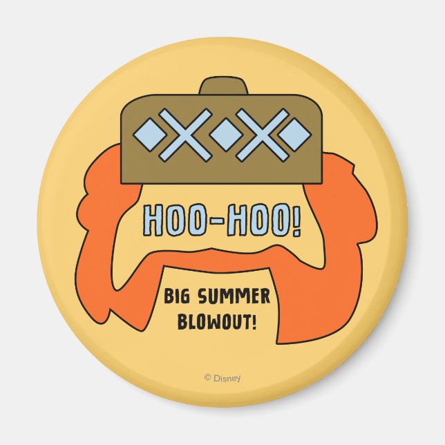 Frozen 2 | Oaken "Big Summer Blowout!" Beard Magnet (Front)