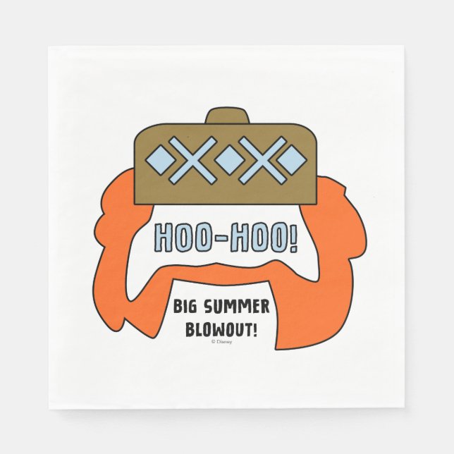 Frozen 2 | Oaken "Big Summer Blowout!" Beard Napkins (Front)