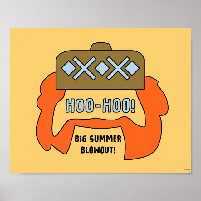 Frozen 2 | Oaken "Big Summer Blowout!" Beard Poster (Front)