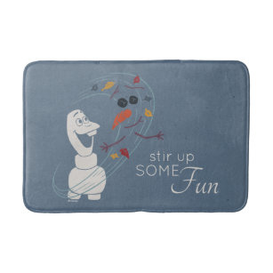 Frozen 2: Olaf And The Wind Bath Mat