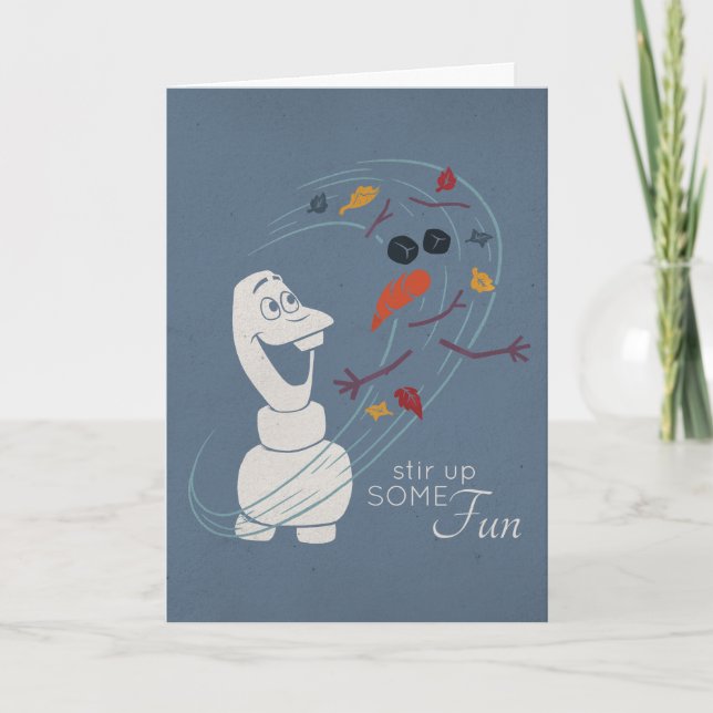 Frozen 2: Olaf And The Wind Card (Front)