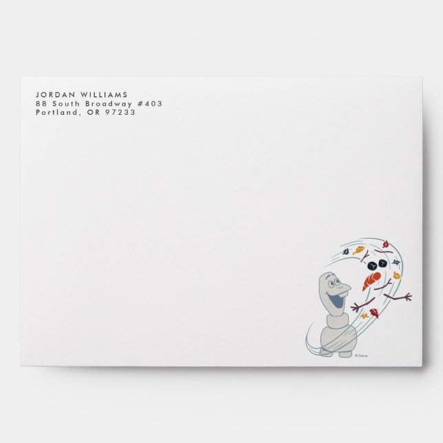 Frozen 2: Olaf And The Wind Envelope (Front)