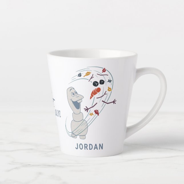 Frozen 2: Olaf And The Wind Latte Mug (Right)