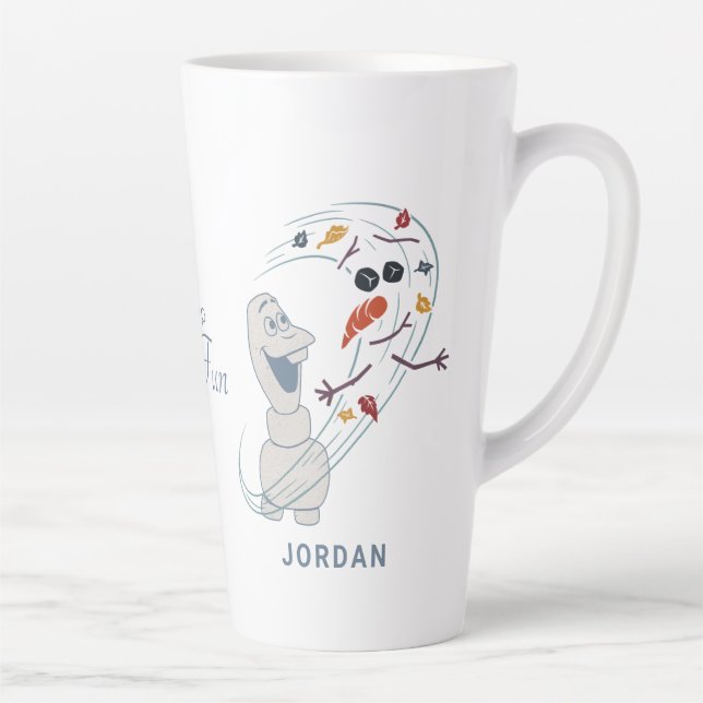 Frozen 2: Olaf And The Wind Latte Mug (Right)