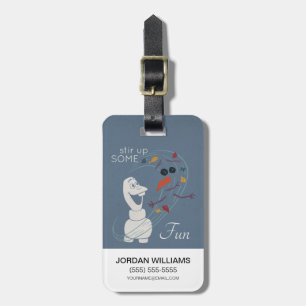 Frozen 2: Olaf And The Wind Luggage Tag